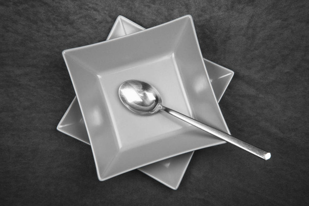 ensemble de table carré gris
 - Photo, image