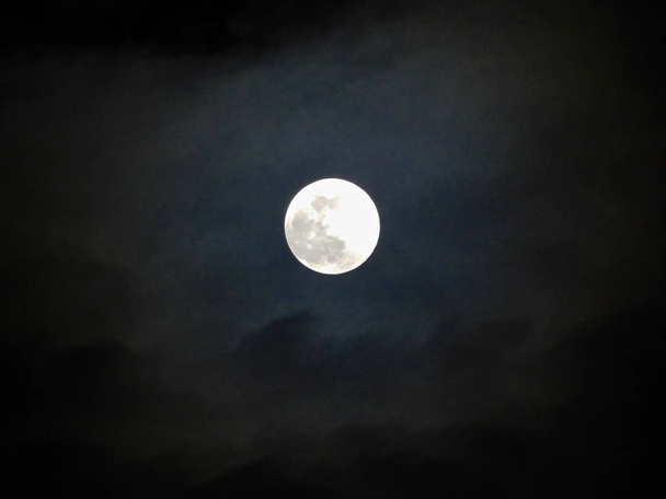 De volle maan van 19 februari 2019 - Foto, afbeelding
