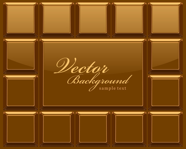 Chocolate bar vector background - Διάνυσμα, εικόνα