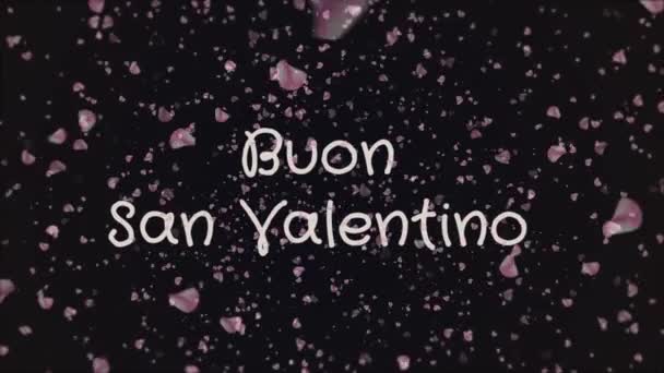 Animaatio Buon San Valentino, Hyvää ystävänpäivää italiaksi, onnittelukortti
 - Materiaali, video