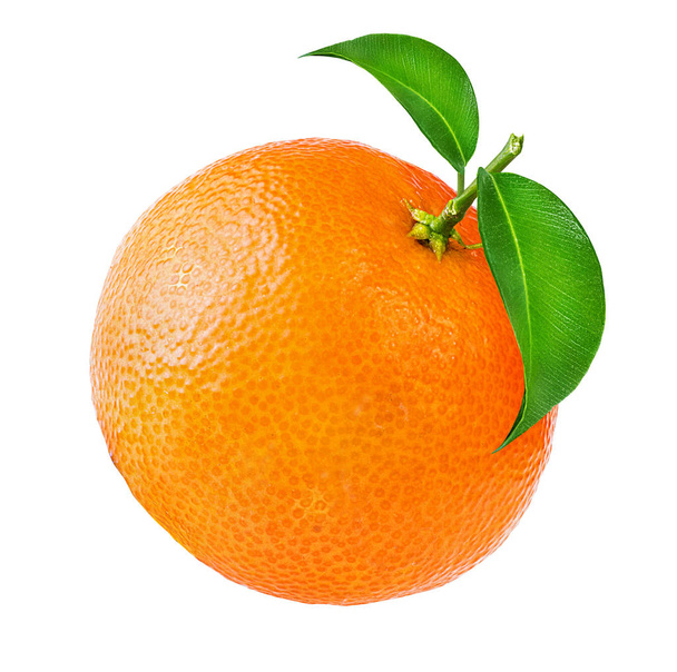 tangerine or mandarin fruit isolated on white background - Foto, Imagen