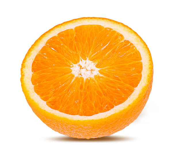 Érett narancs elszigetelt fehér háttér - Fotó, kép