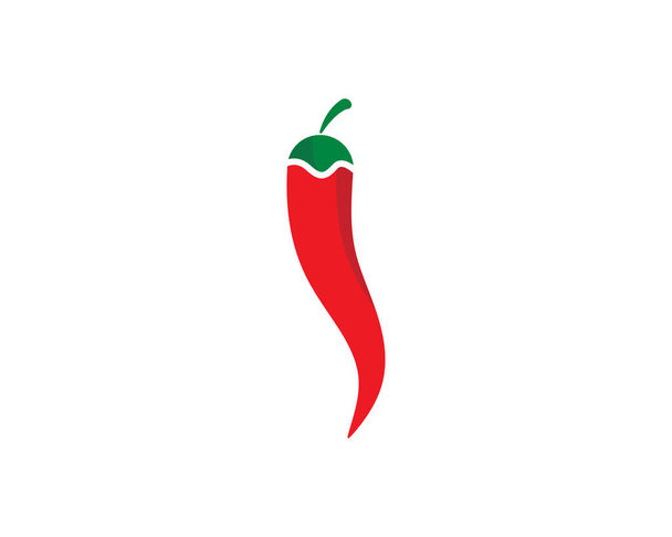 modelo de logotipo chili ícone do vetor ilustração
 - Vetor, Imagem