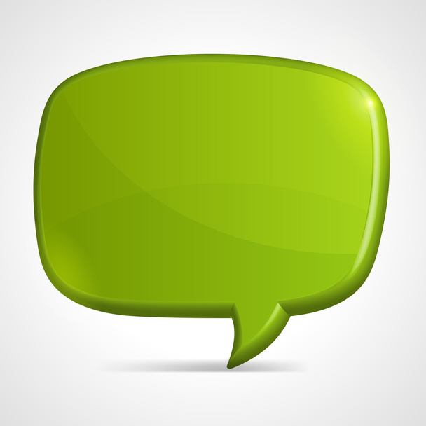 Abstract glossy speech bubble vector background. Eps 10. - ベクター画像