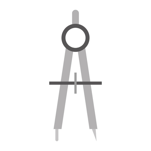 bussola fornitura icona isolata - Vettoriali, immagini