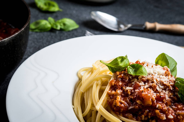 Italian pasta spaghetti bolognese - Zdjęcie, obraz