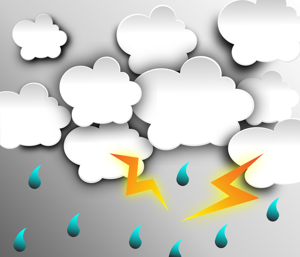 Illustration vectorielle icône météo
 - Vecteur, image