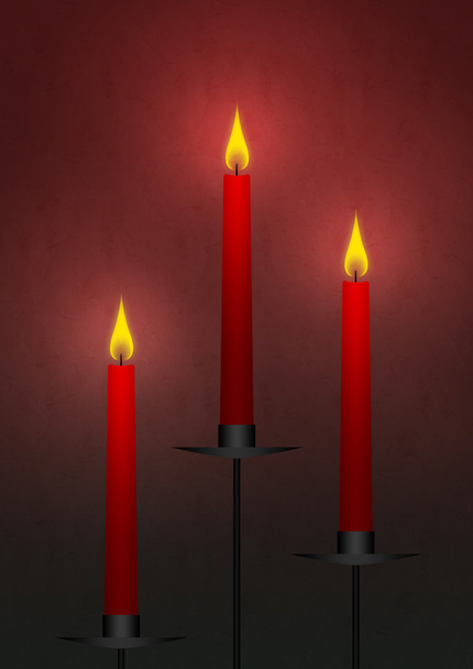 Красные свечи
 - Фото, изображение