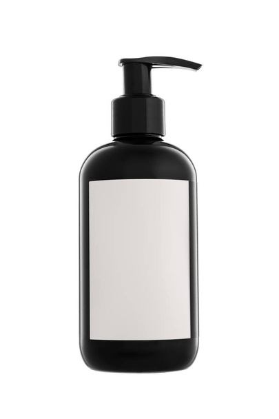 Cosmetic bottle isolated on white background. Facial cosmetics.  - Photo, Image