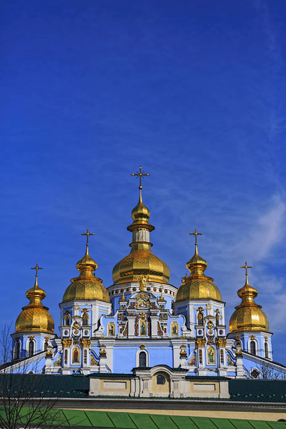 Київ, Михайлівський собор, дзвіниця, давньої, архітектура, будівлі, - Фото, зображення