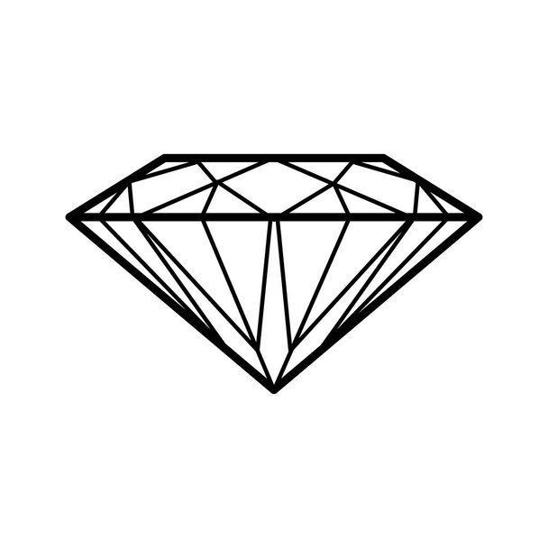 Gyémánt ikon.  - Vektor, kép