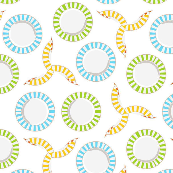 Abstract background pattern with pink and blue plates. Baby motifs patterns - Vector, Image