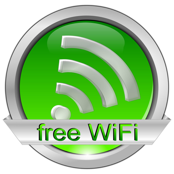 Botão wifi gratuito
 - Foto, Imagem