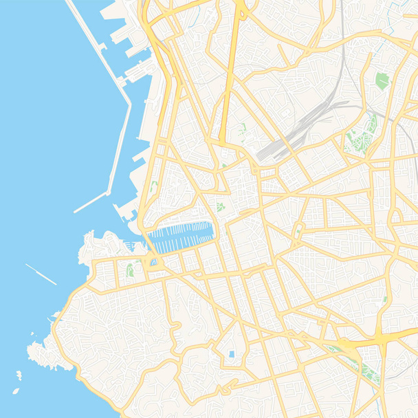 Виртуальная карта Марсель, Франция
 - Вектор,изображение