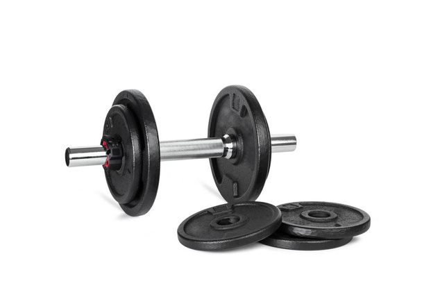 Dumbbells in a isolated view - Photo, Image