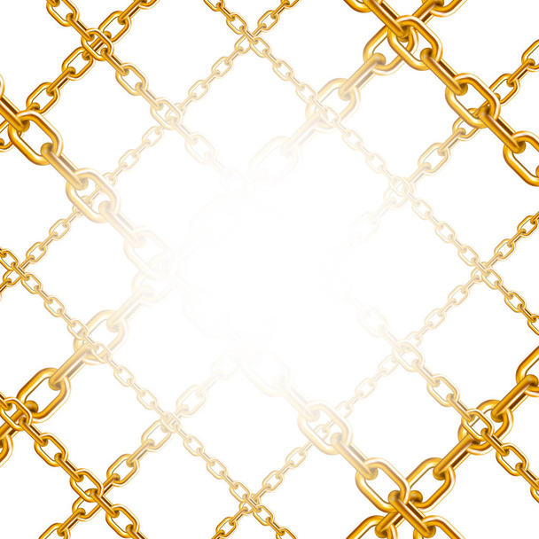 gold chain pattern - Vector, Image