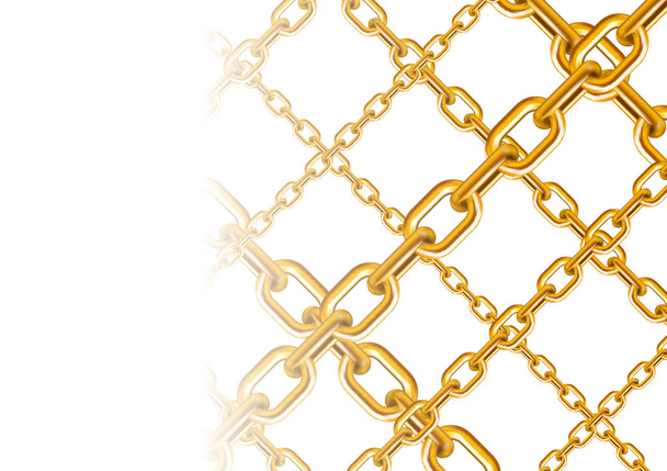 Modèle de chaîne en or
 - Vecteur, image