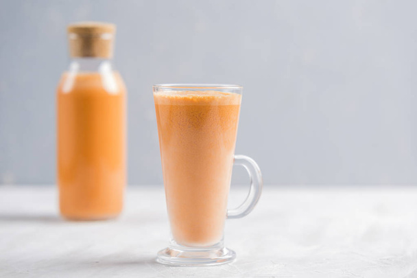 Fresh carrot juice - Photo, image