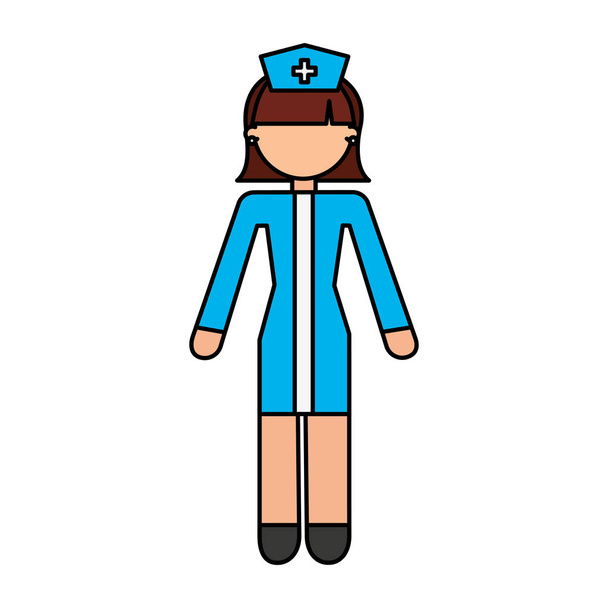 infermiera avatar personaggio icona
 - Vettoriali, immagini