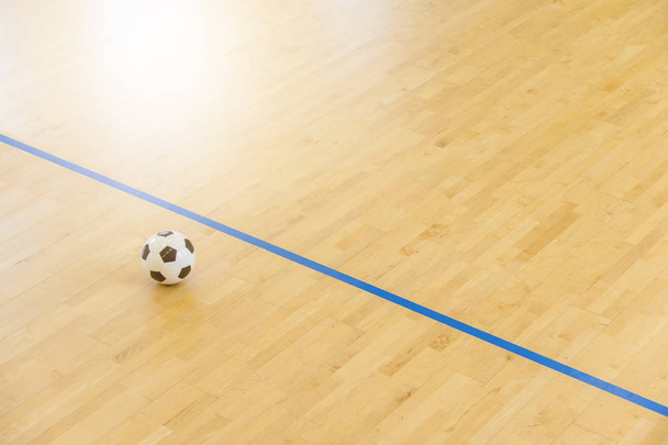Futsal háttér. Beltéri Labdarúgás futsal Ball. Csapatsportok - Fotó, kép