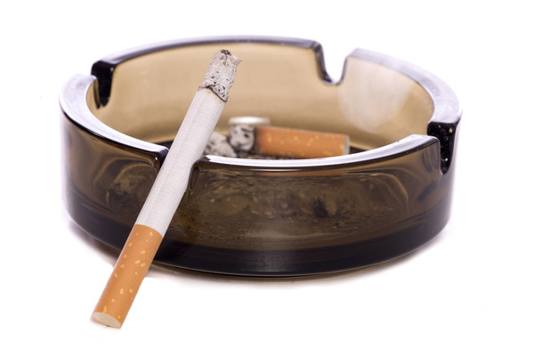 Cigarette and ash tray - Photo, Image