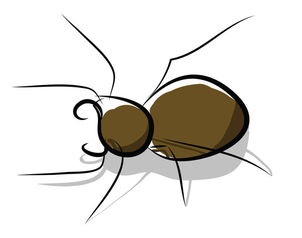 Павук сходження на стіну векторна або кольорова ілюстрація
 - Вектор, зображення