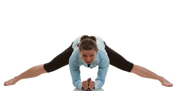 fitness woman stretching - Фото, изображение