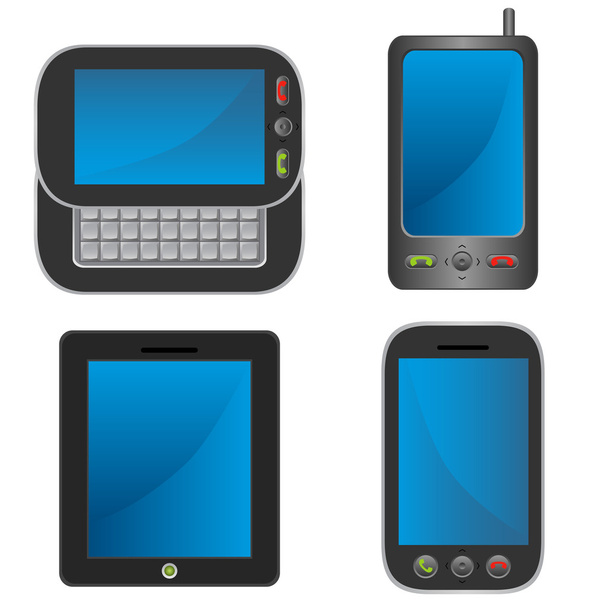 Smart phones - Vector, Imagen