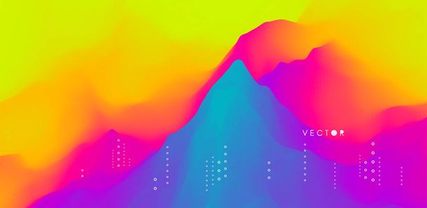Abstract background with dynamic effect. Motion vector Illustration - Vecteur, image