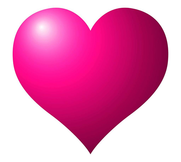 heart shape icon on white background - illustration design - Photo, Image