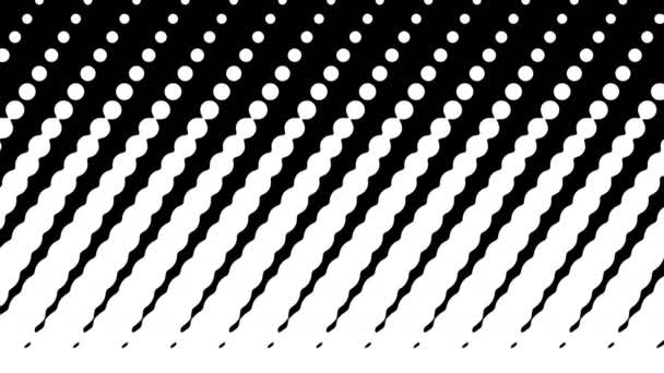 Polka dot pattern animation. Modern geometrical circle. Loop animation. - Footage, Video