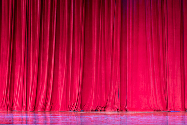 Curtain in the theatre. - Photo, Image