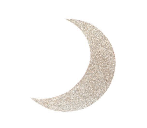 Декоративний місяць ізольований на білому фоні. Рамадан Карім - Фото, зображення