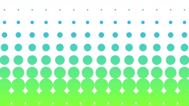 Polka dot pattern animation. Modern geometrical circle. Loop animation. - Footage, Video