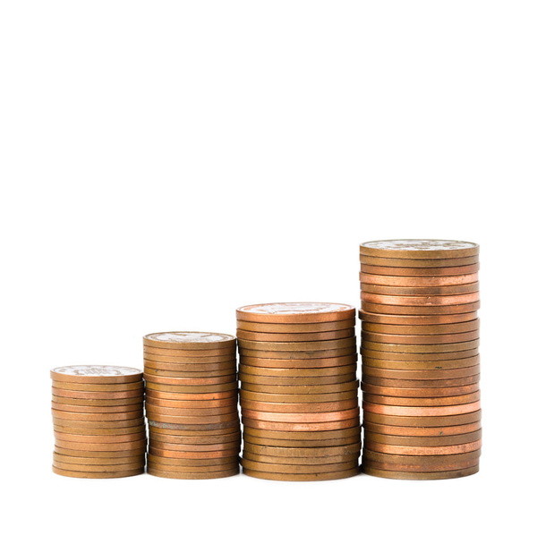 stack of copper coins - Photo, Image