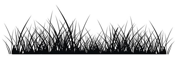 Grass silhouette - Vektör, Görsel