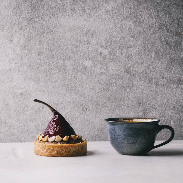 Sweet tartlet with coffee - Zdjęcie, obraz