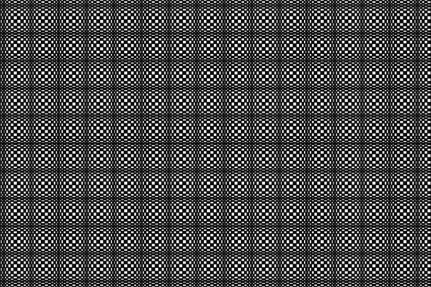 Zwart en wit ongebruikelijke circulaire mesh abstract textuur patroon achtergrond voor print en design. - Foto, afbeelding