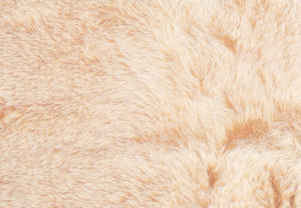 Absztrakt világospiros és barna bozontos szőrme textúra háttér - Fotó, kép