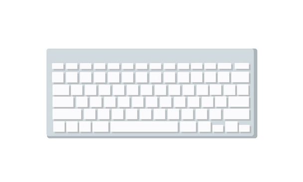 Płaska ilustracja ikony wektora klawiatury izolowane na białym tle  - Zdjęcie, obraz