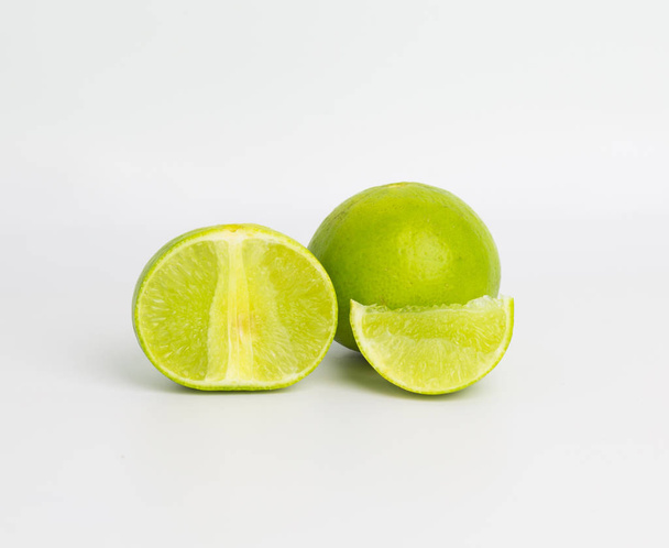 Lemon on white background - Fotó, kép