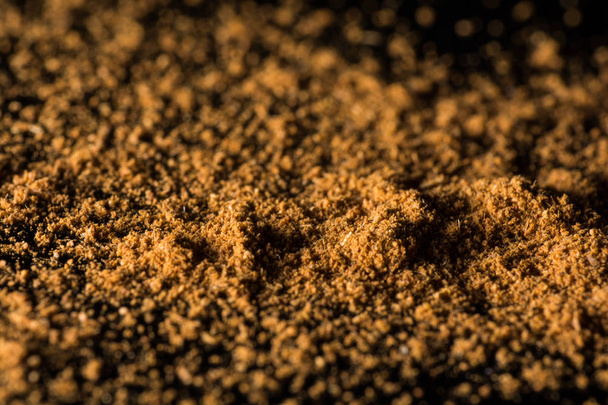 Closeup of cinnamon powder, food background  - Fotografie, Obrázek