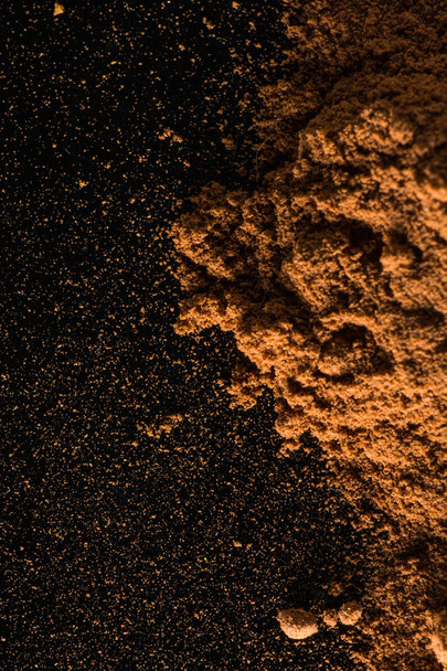Closeup of cinnamon powder, food background  - Photo, Image