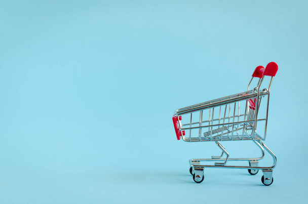 Small empty shopping cart - Photo, Image
