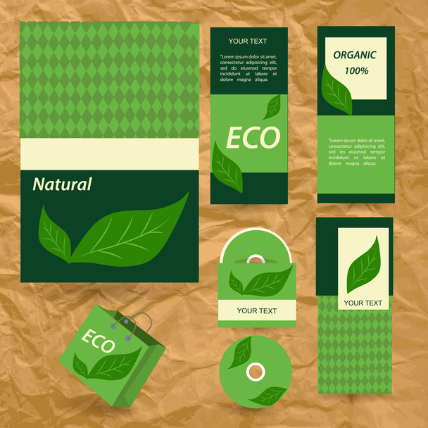 Selected Eco Corporate Templates. - Vector, Image