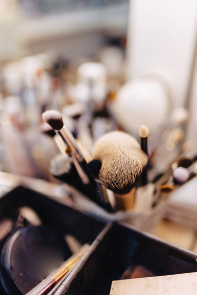 brushes, accessories and accessories for make-up - Foto, Bild