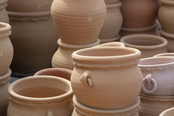 Rustic terracotta pots  - Photo, Image