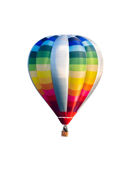 Balão de ar quente isolado no fundo branco - Foto, Imagem