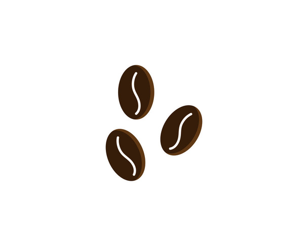 Vektor Kaffeebohnen Vorlage Vektor Symbol Abbildung - Vektor, Bild