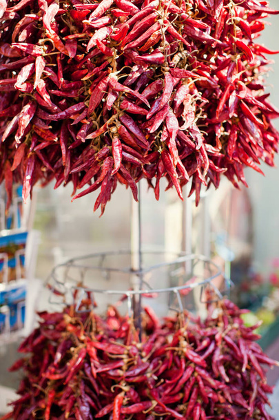 Dried red chilli - Photo, Image